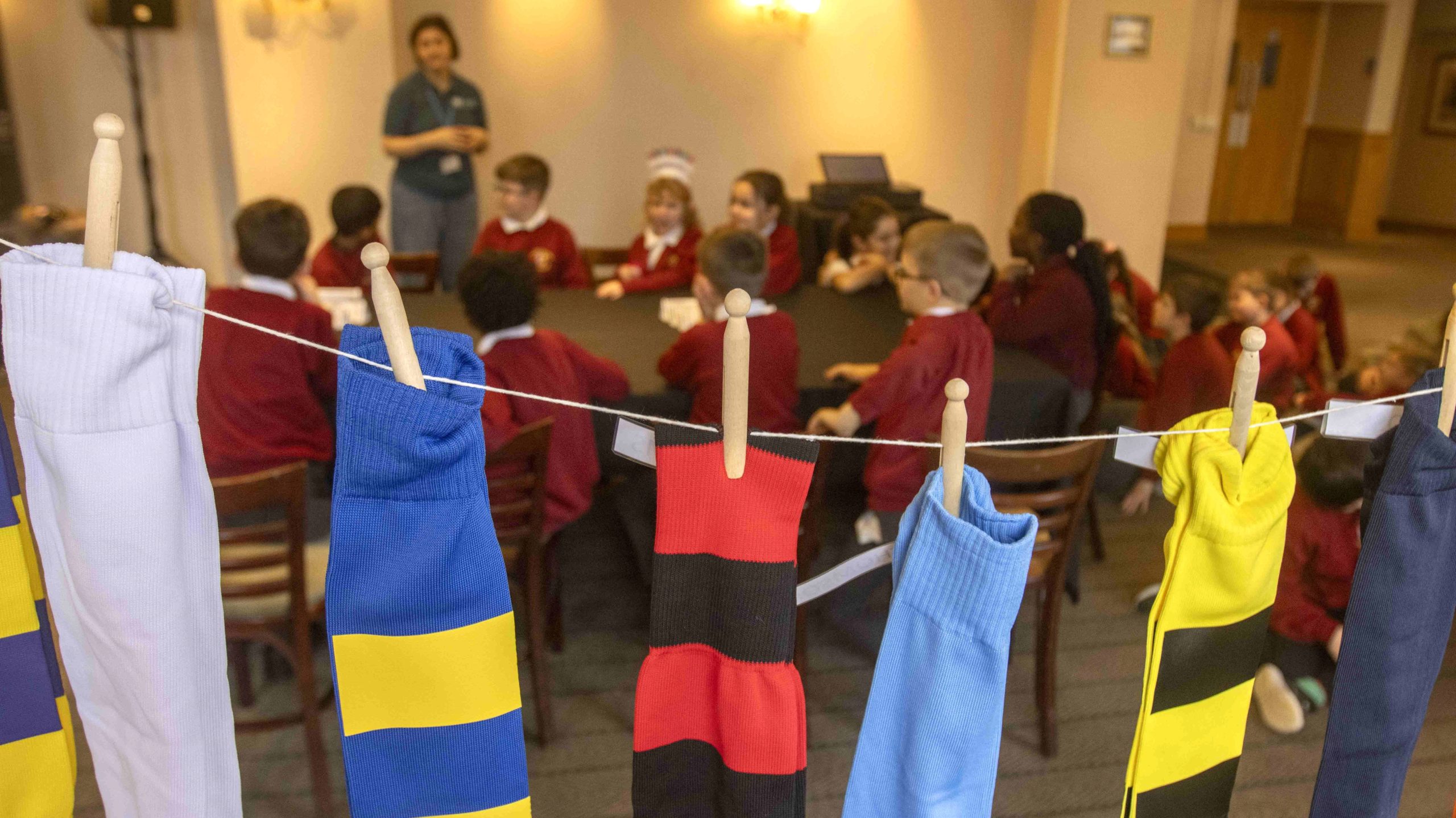 football socks at the school session